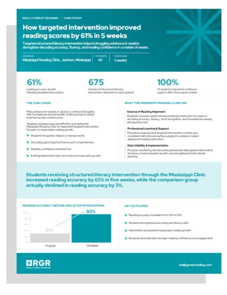 The Mississippi Reading Clinic Case Study (2)