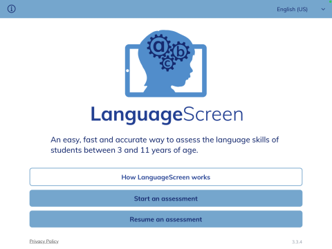 Languagescreen